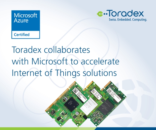 Toradex Collaborates with Microsoft